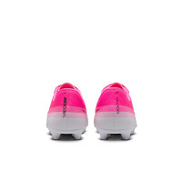 Nike Mercurial Vapor 17 Club Gazon Naturel Gazon Artificiel Chaussures de Foot (MG) Rose Vif Blanc Noir