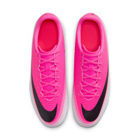 Nike Mercurial Vapor 17 Club Gazon Naturel Gazon Artificiel Chaussures de Foot (MG) Rose Vif Blanc Noir