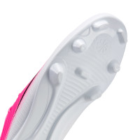 Nike Mercurial Vapor 17 Club Gazon Naturel Gazon Artificiel Chaussures de Foot (MG) Rose Vif Blanc Noir
