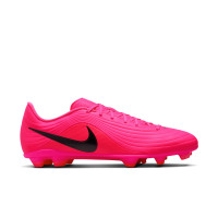 Nike Tiempo Maestro Club Gazon Naturel Artificiel Chaussures de Foot (MG) Rose Vif Noir