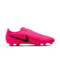 Nike Tiempo Maestro Club Gazon Naturel Artificiel Chaussures de Foot (MG) Rose Vif Noir