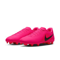 Nike Tiempo Maestro Club Gazon Naturel Artificiel Chaussures de Foot (MG) Rose Vif Noir