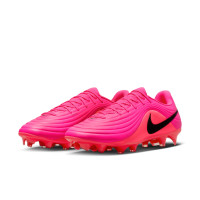 Nike Tiempo Maestro Academy Gazon Naturel Artificiel Chaussures de Foot (MG) Rose Vif Noir