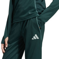 adidas Arsenal Trainingspak 1/4-Zip 2025-2026 Kids Donkergroen Grijs