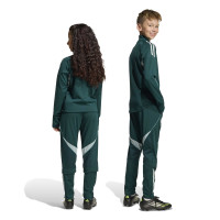Pantalon d'entraînement adidas Arsenal 2025-2026 pour enfants vert foncé gris