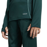 adidas Arsenal Trainingspak 1/4-Zip 2025-2026 Kids Donkergroen Grijs