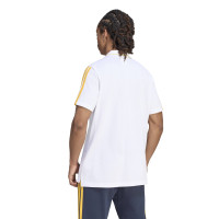 Polo adidas Real Madrid DNA 2026-2027 blanc orange bleu foncé