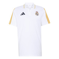 Polo adidas Real Madrid DNA 2026-2027 blanc orange bleu foncé