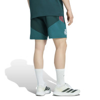 Pantalons d'entraînement tissés adidas Real Madrid 2026-2027 Vert foncé, rose et blanc