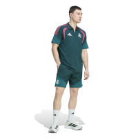 Pantalons d'entraînement tissés adidas Real Madrid 2026-2027 Vert foncé, rose et blanc