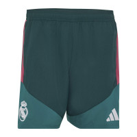 Pantalons d'entraînement tissés adidas Real Madrid 2026-2027 Vert foncé, rose et blanc