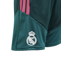 adidas Real Madrid Trainingsset 2026-2027 Kids Donkergroen Roze Wit