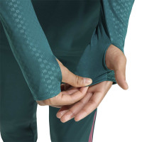 Haut d'entraînement adidas Real Madrid 1/4-Zip 2026-2027 Vert foncé, rose, blanc