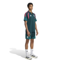 Polo adidas Real Madrid 2026-2027 vert foncé rose blanc
