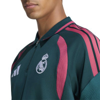 Polo adidas Real Madrid 2026-2027 vert foncé rose blanc