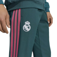 Survêtement de présentation adidas Real Madrid 2026-2027 vert foncé rose blanc