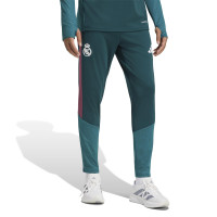 adidas Real Madrid Trainingspak 1/4-Zip 2026-2027 Donkergroen Roze Wit