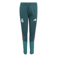 adidas Real Madrid Trainingspak 1/4-Zip 2026-2027 Kids Donkergroen Roze Wit
