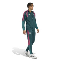 Survêtement adidas Real Madrid 2026-2027 vert foncé rose blanc