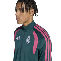 Survêtement adidas Real Madrid 2026-2027 vert foncé rose blanc