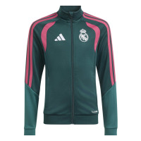 Survêtement adidas Real Madrid 2026-2027 pour Enfants, vert foncé, rose, blanc