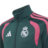 Survêtement adidas Real Madrid 2026-2027 pour Enfants, vert foncé, rose, blanc