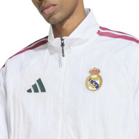Veste d'entraînement adidas Real Madrid Anthem 2026-2027 blanc violet noir