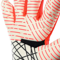 Uhlsport FM Ultragrip Hybrid Gants de Gardien de But Rouge Vif Noir Jaune Vif