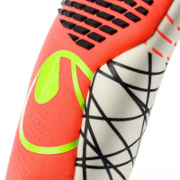 Uhlsport FM Ultragrip RC Gants de Gardien de But Rouge Vif Noir Jaune Vif