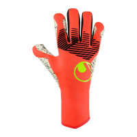 Uhlsport FM Supergrip+ HN Gants de Gardien de But Rouge Vif Noir Jaune Vif