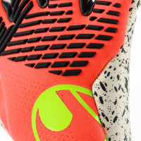 Uhlsport FM Supergrip+ HN Gants de Gardien de But Rouge Vif Noir Jaune Vif