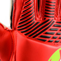 Uhlsport FM Soft Flex Frame Gants de Gardien de But Rouge Vif Noir Jaune Vif