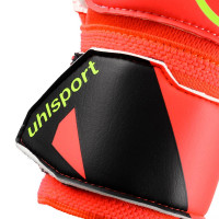 Uhlsport FM Soft Flex Frame Gants de Gardien de But Rouge Vif Noir Jaune Vif