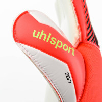Uhlsport FM Soft Pro Keepershandschoenen Felrood Zwart Felgeel