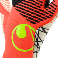 Uhlsport FM Absolutgrip HN Pro Gants de Gardien de But Enfants Rouge Vif Noir Jaune Vif