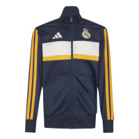 adidas Real Madrid Trainingspak 2026-2027 Kids Donkerblauw Oranje Wit