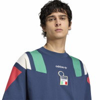 adidas Italië EQT T-Shirt Donkerblauw Groen Wit Rood