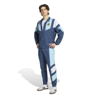 adidas Argentinië EQT Trainingsjack Donkerblauw Blauw Wit Goud