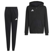 adidas Entrada 26 Joggingpak Full-Zip Vest Kids Zwart Wit