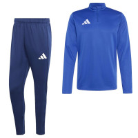 Survêtement adidas Entrada 26 à 1/4 zip bleu foncé