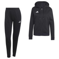 adidas Entrada 26 Joggingpak Full-Zip Vest Dames Zwart Wit