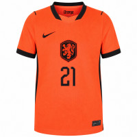 Chemise Nike Netherlands F. De Jong 21 Home 2026-2028 pour Enfants