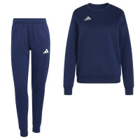 adidas Entrada 26 Crew Sweater Joggingpak Dames Donkerblauw Wit