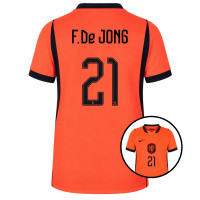 Chemise Nike Netherlands F. De Jong 21 Home 2026-2028 pour Enfants