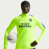 Nike Atletico Madrid Strike Trainingspak 1/4-Zip 2026-2027 Neongroen Zwart Donkerblauw Wit