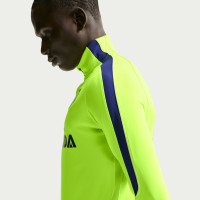 Haut d'entraînement Nike Atletico Madrid Strike 1/4-Zip 2026-2027 Vert fluo Bleu foncé