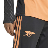 adidas Arsenal Survêtement 1/4-Zip 2026-2027 Noir Orange