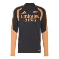 adidas Arsenal Haut d'Entraînement 1/4-Zip 2026-2027 Noir Orange