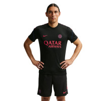 Nike Paris Saint-Germain Strike Trainingsshirt 2026-2027 Zwart Felrood Donkerblauw