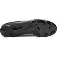 Under Armour Magnetico Select 6 Gras Voetbalschoenen (FG) Zwart Metallic Silver Felroze